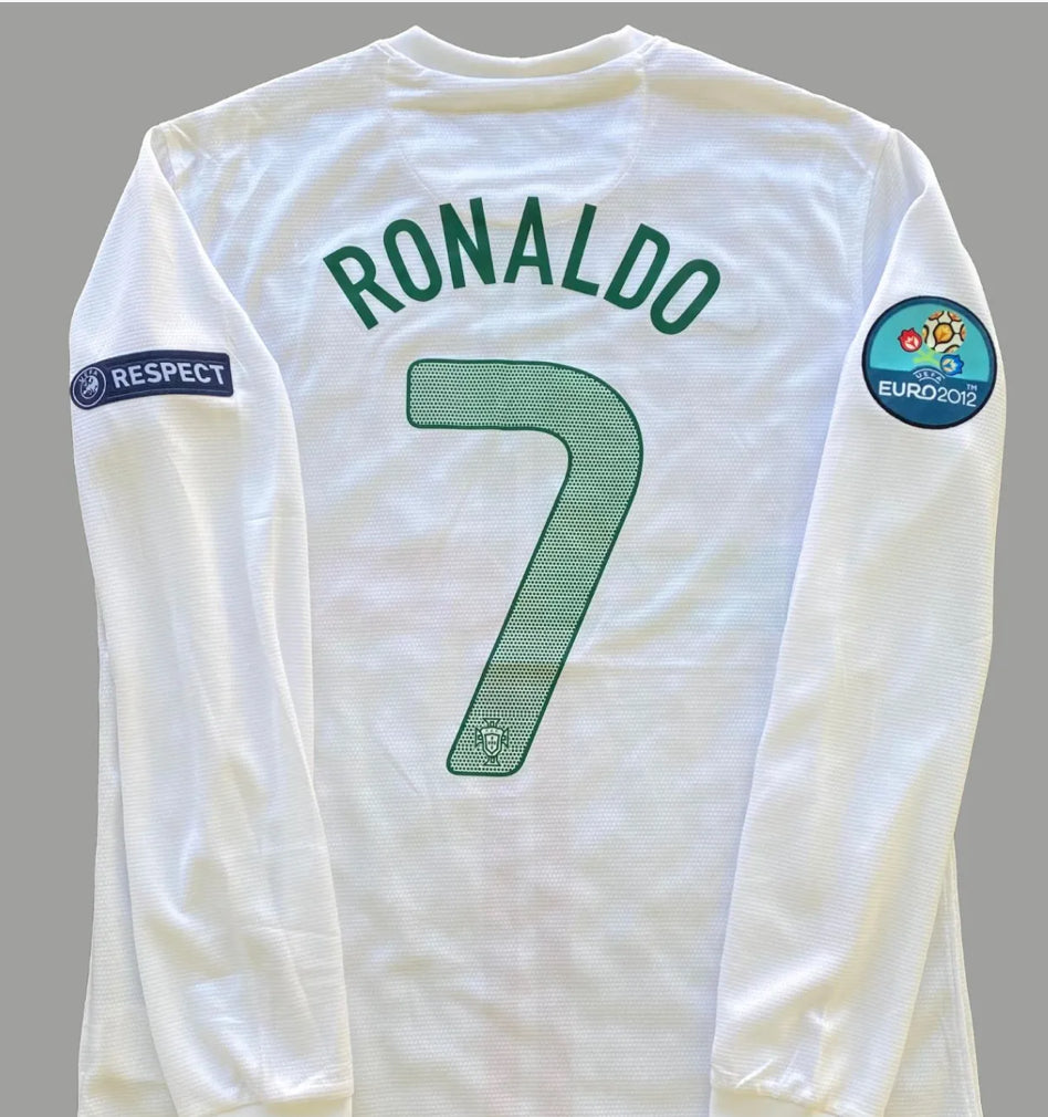 Camiseta Versión Jugador Portugal Visita 2012