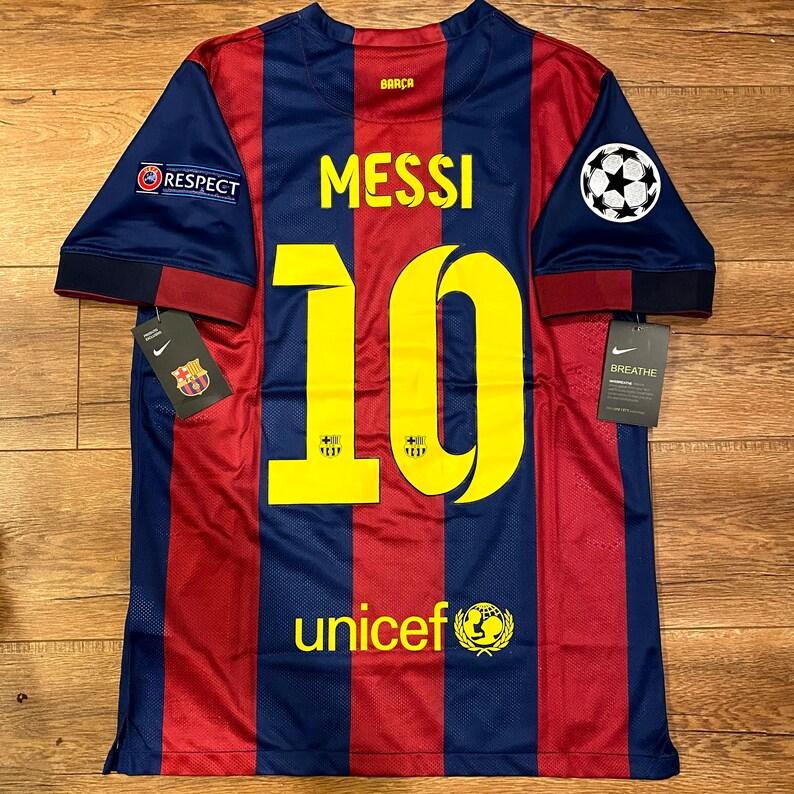 Camiseta Versión Jugador Barcelona Local 2014-2015