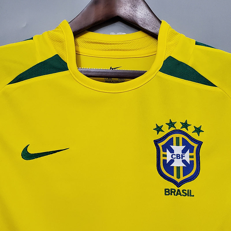 Camiseta Brasil Local Mundial 2002