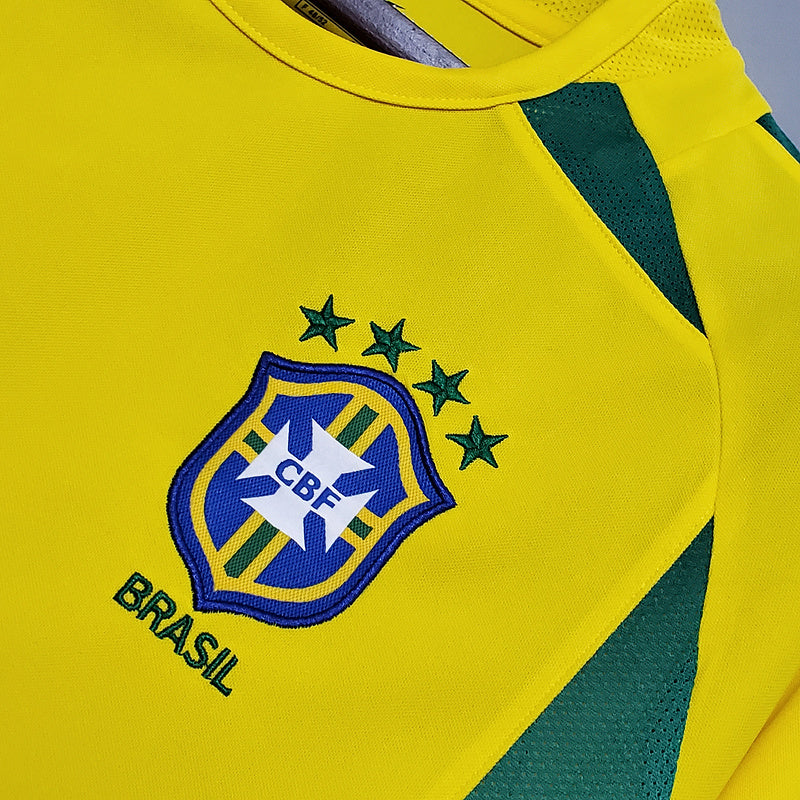 Camiseta Brasil Local Mundial 2002