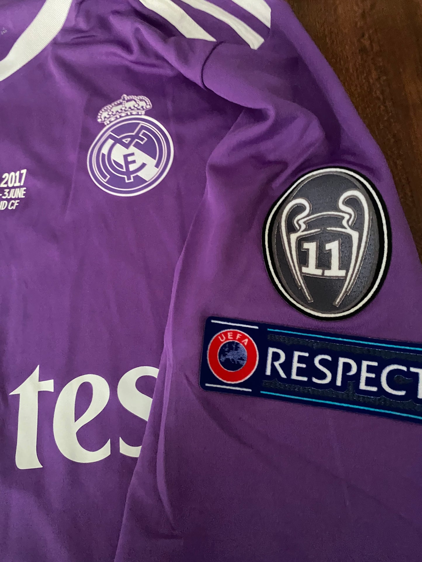 Camiseta Versión Jugador Real Madrid Visita 2016-2017