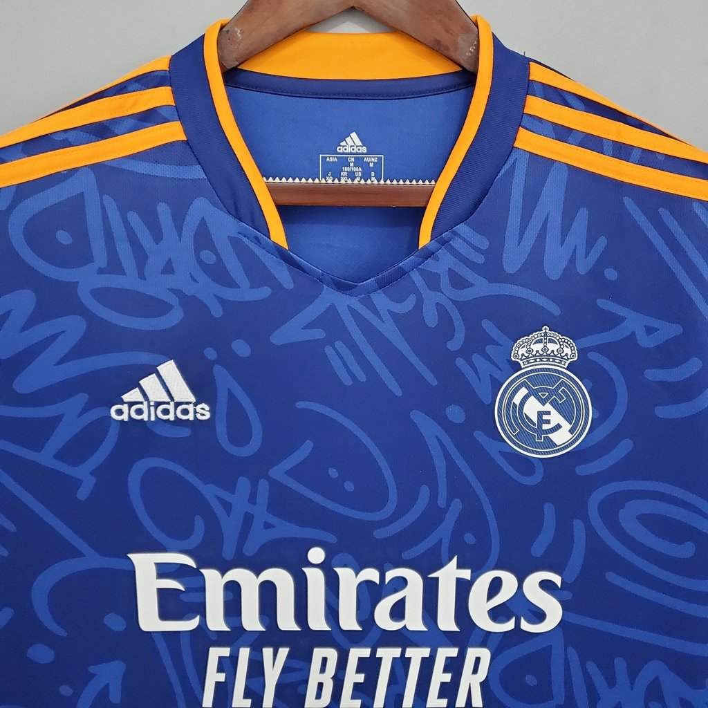 Camiseta Versión Fan Real Madrid Visita 2021-2022