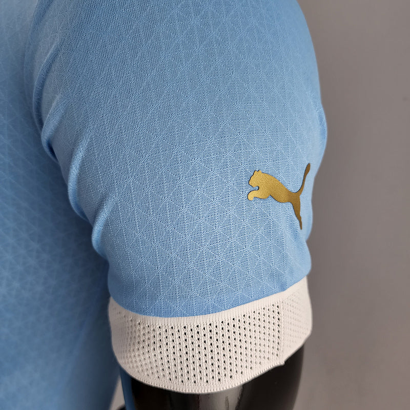 Camiseta Versión Jugador Uruguay Local 2022