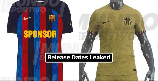 Se filtran las fechas de lanzamiento del kit local y visitantes del barcelona 22-23