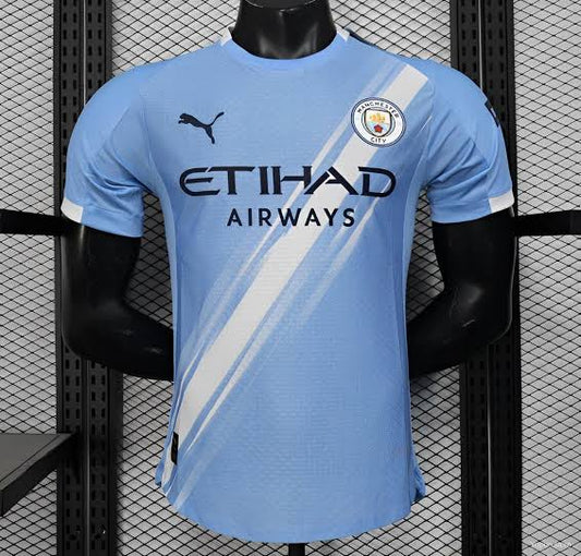 Camiseta Versión Jugador Manchester City Local 25/26