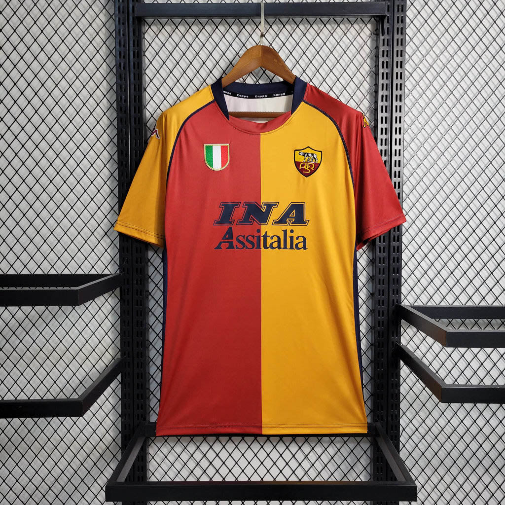 Camiseta Versión Jugador Roma Local 2001/2002