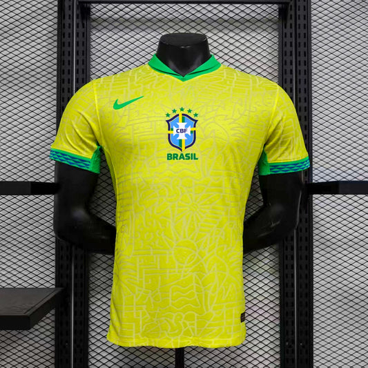 Camiseta Versión Jugador Brasil Local 2024