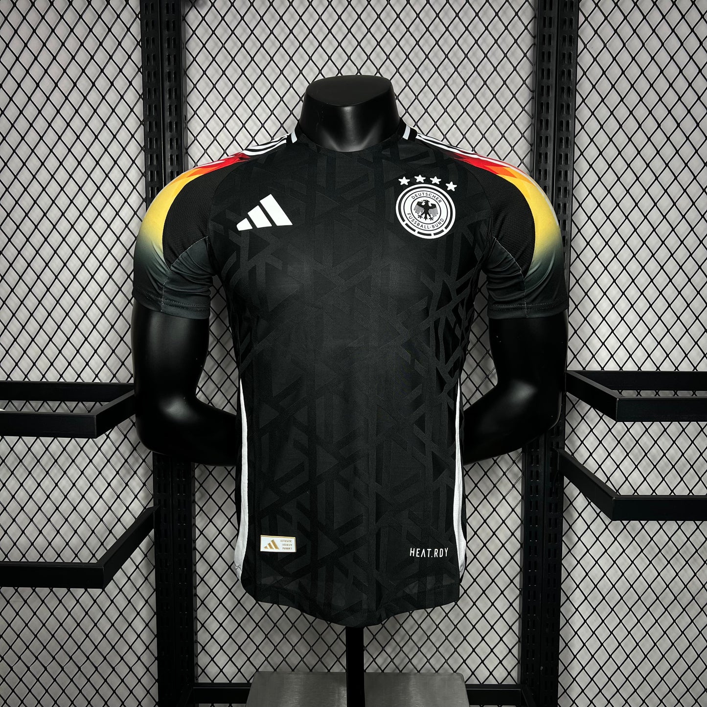 Camiseta Versión Jugador Alemania Negra 2024