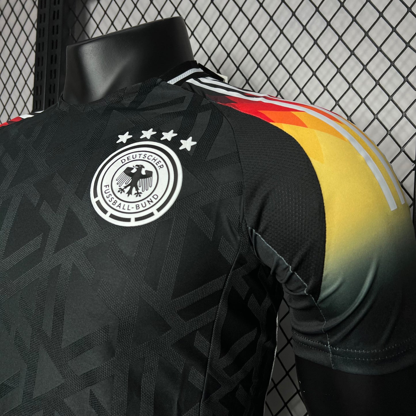 Camiseta Versión Jugador Alemania Negra 2024