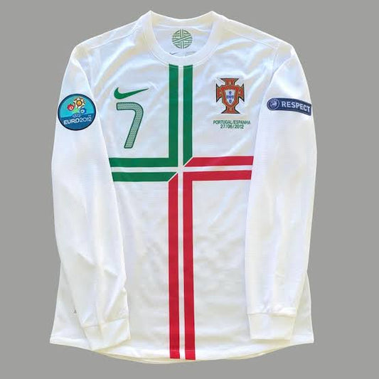 Camiseta Versión Jugador Portugal Visita 2012