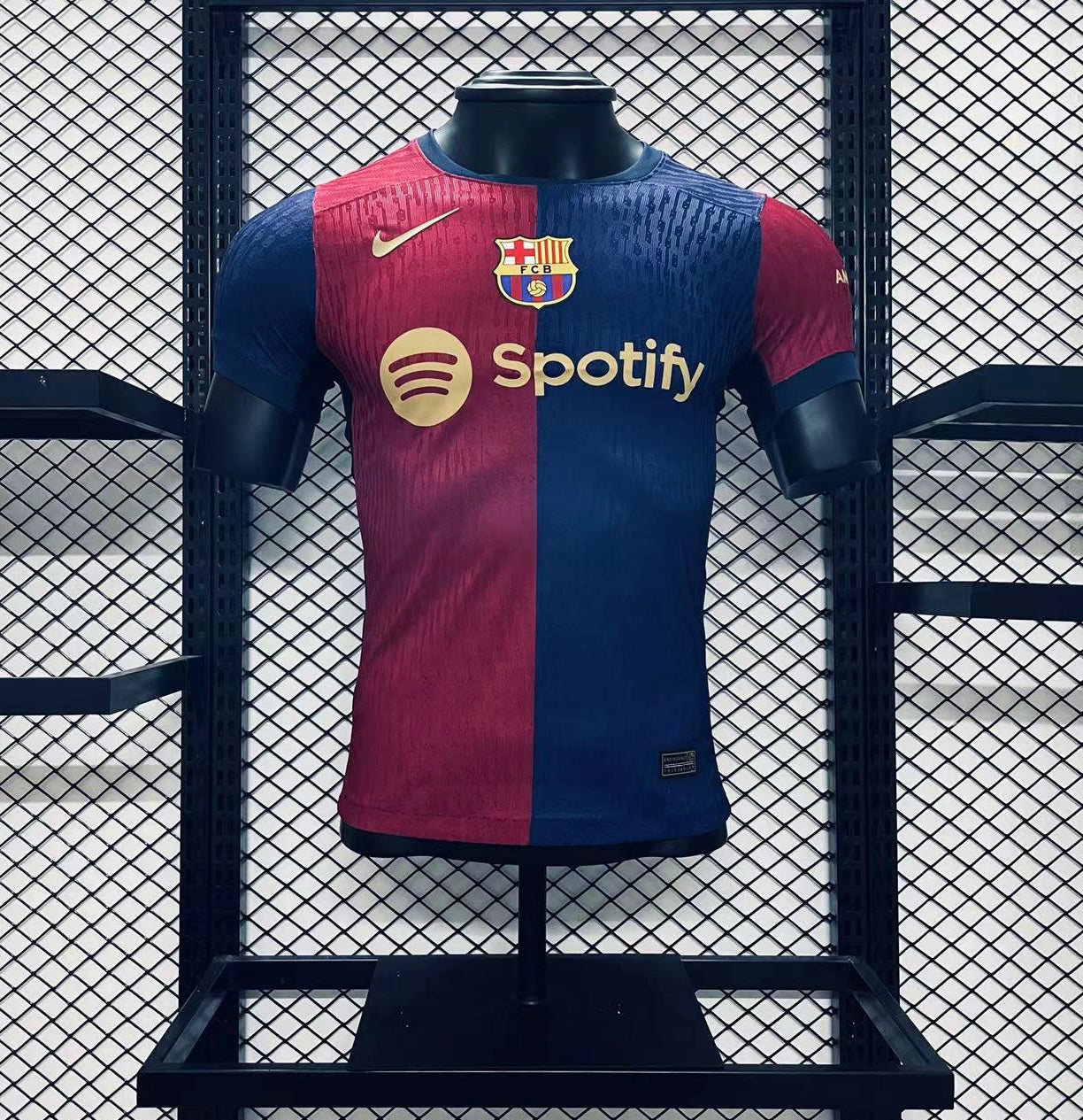 Camiseta Versión Jugador Barcelona Local 24/25 Logo Completo