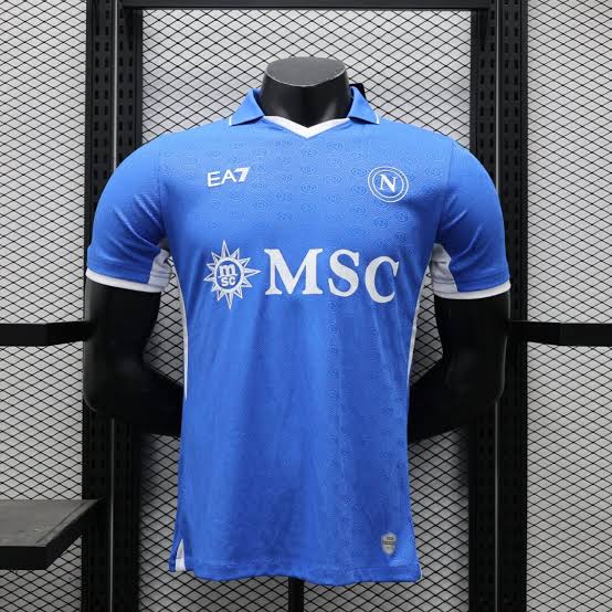 Camiseta Versión Jugador Napoli Local 24/25