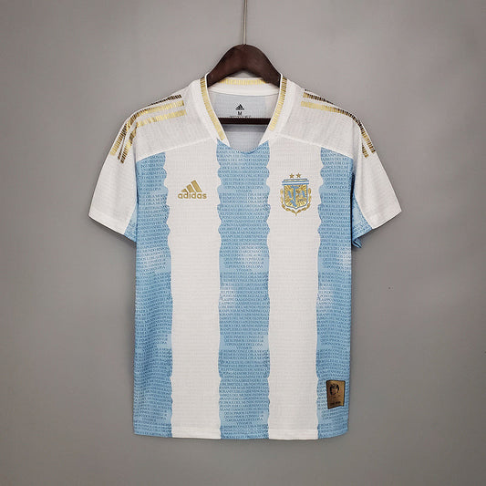 STOCK Camiseta Versión Jugador Argentina Conmemorativa Maradona #10