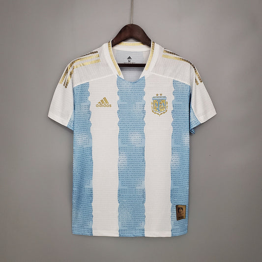 Camiseta Versión Jugador Argentina Conmemorativa Maradona