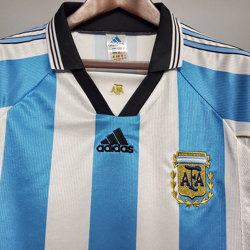 Camiseta Versión Fan Argentina Mundial 1998