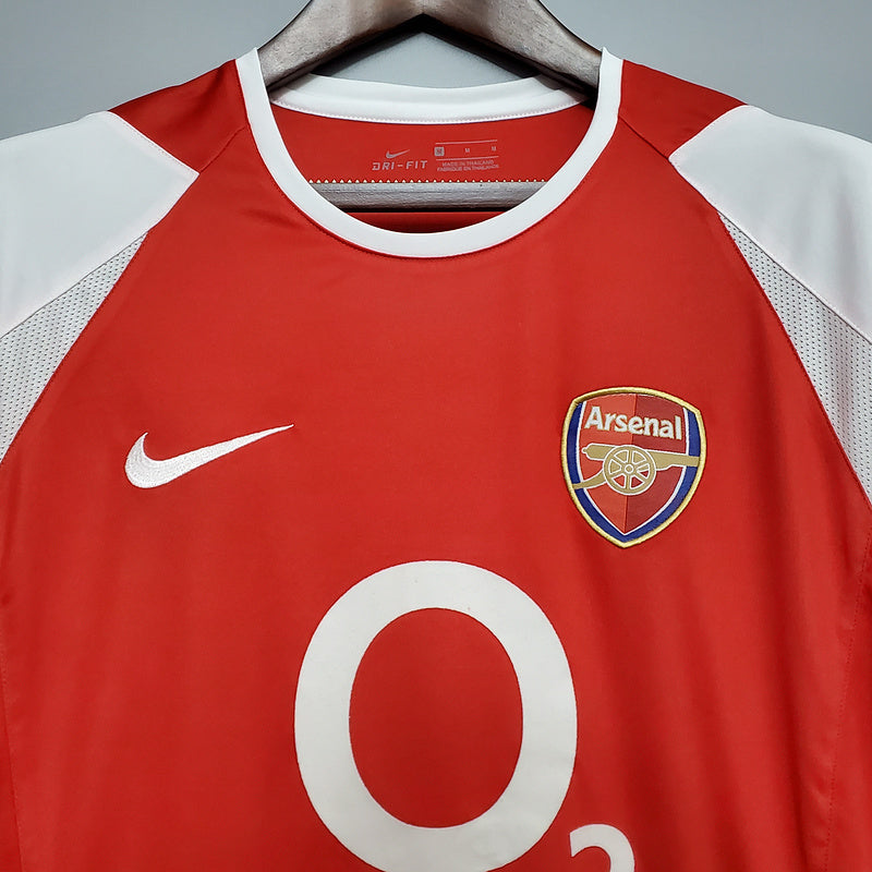 Camiseta Versión Jugador Arsenal 2004