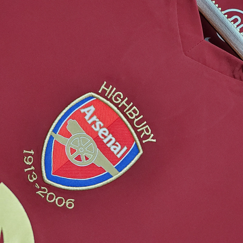 Camiseta Versión Jugador Arsenal Local 2005-2006