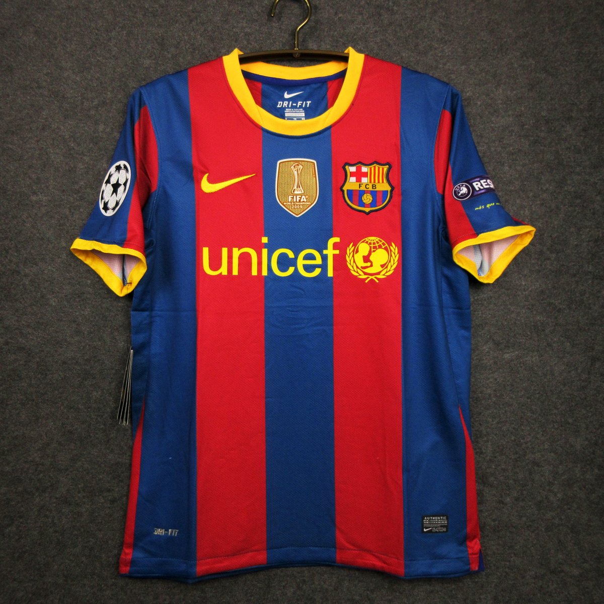 Camiseta Versión Jugador Barcelona Local 2010-2011