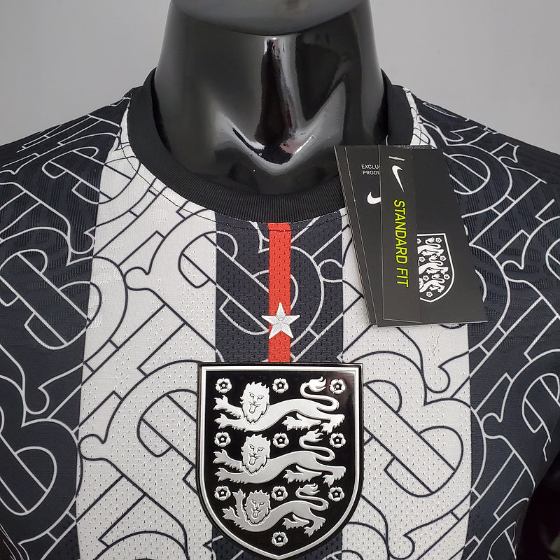 Camiseta Versión Jugador Inglaterra Negro