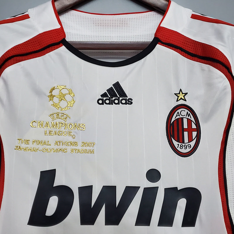 Camiseta Versión Jugador Milán Visita 2006-2007