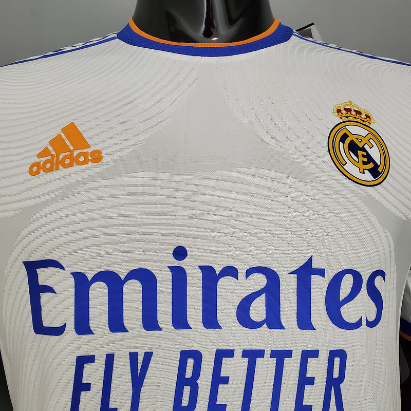 Camiseta Versión Jugador Real Madrid Local 2021-2022