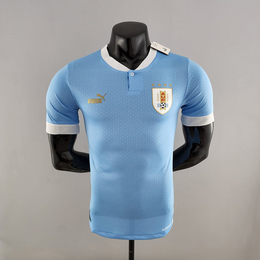 Camiseta Versión Jugador Uruguay Local 2022