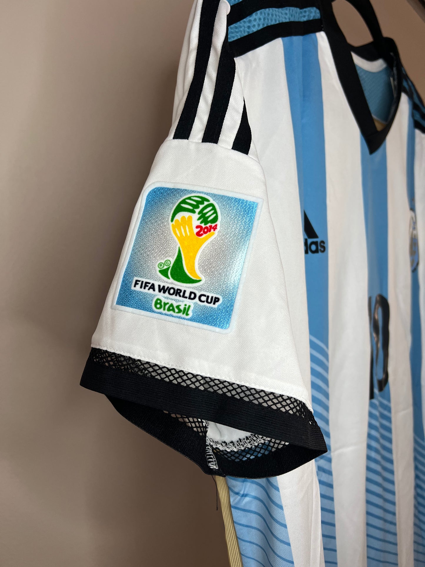 Camiseta Versión Jugador Argentina Mundial 2014