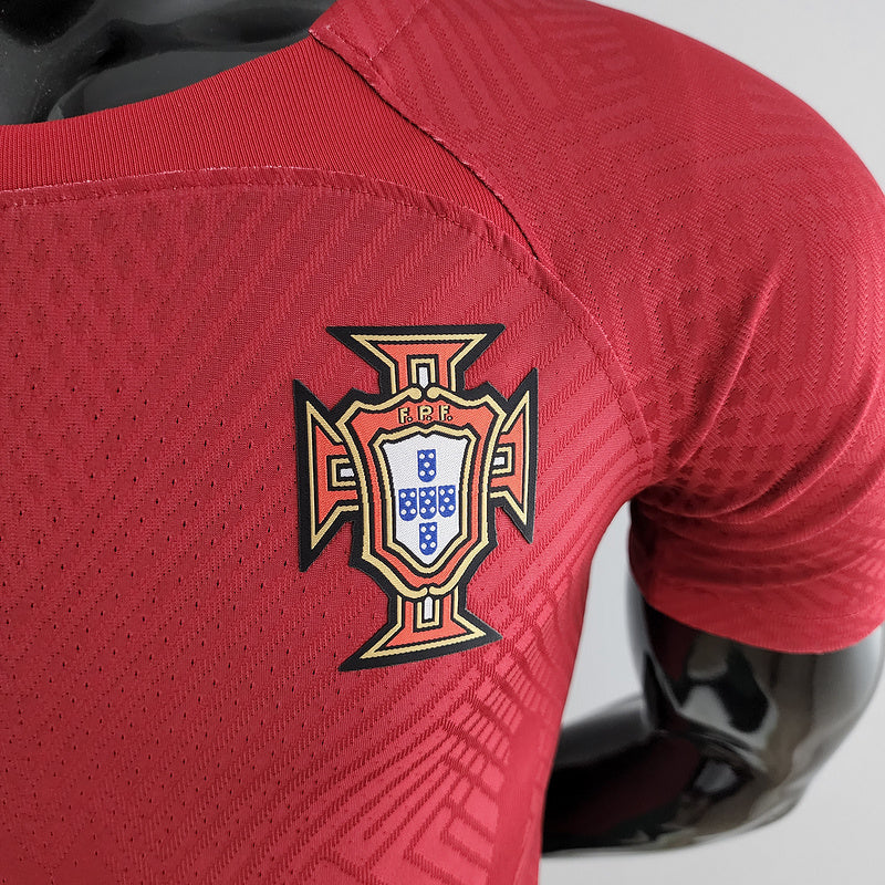 Camiseta Versión Jugador Portugal Local Qatar 2022