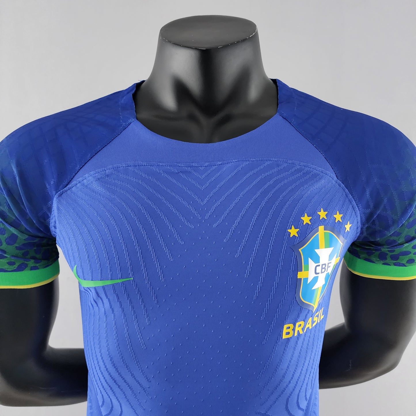 Camiseta Versión Jugador Brasil Visita Qatar 2022