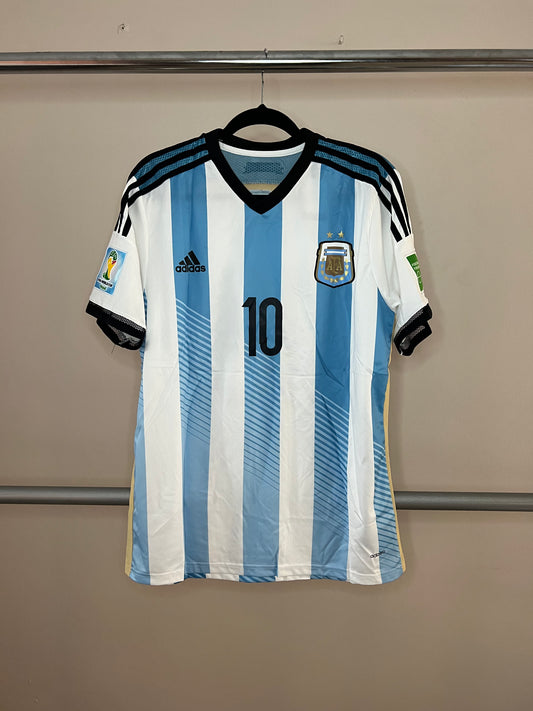 Camiseta Versión Jugador Argentina Mundial 2014