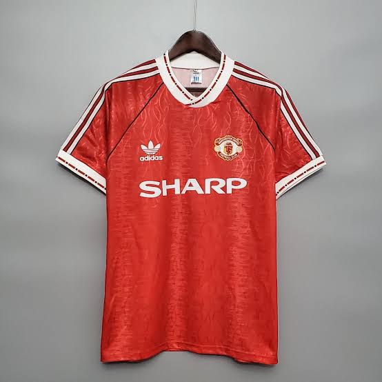 Camiseta Versión Jugador Manchester United 90